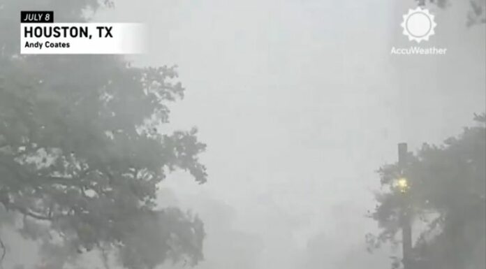 ¡Beryl tocó el centro de Texas, en Estados Unidos!