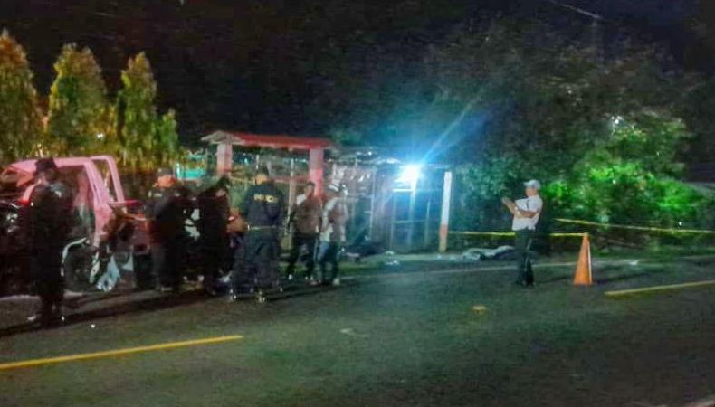 Accidente de tránsito en el kilómetro 70 de la carretera Panamericana