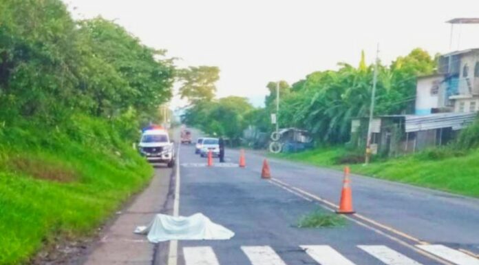 Hombre muere atropellado en Jiquilisco