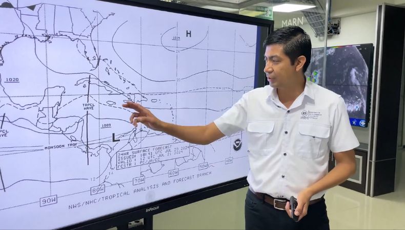 MARN pronostica lluvias y tormentas para la tarde