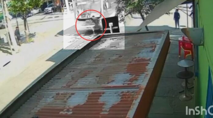 ¡Por robar terminó atropellado!