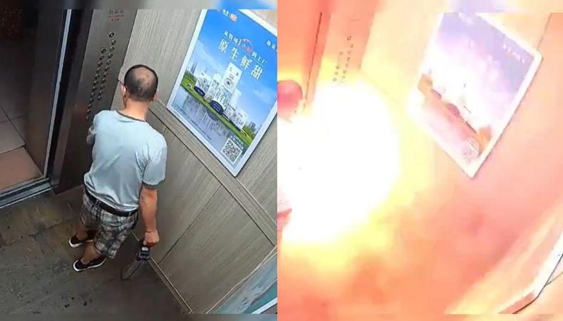 Muere una persona al explotar una batería dentro de un ascensor