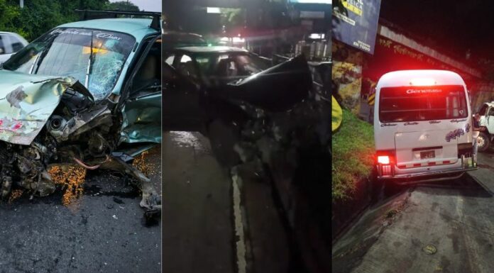 ¡Accidentes de tránsito encabezan la lista de emergencias este 3 de agosto!