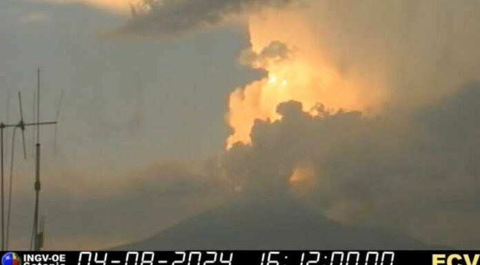 Monte Etna en erupción nuevamente