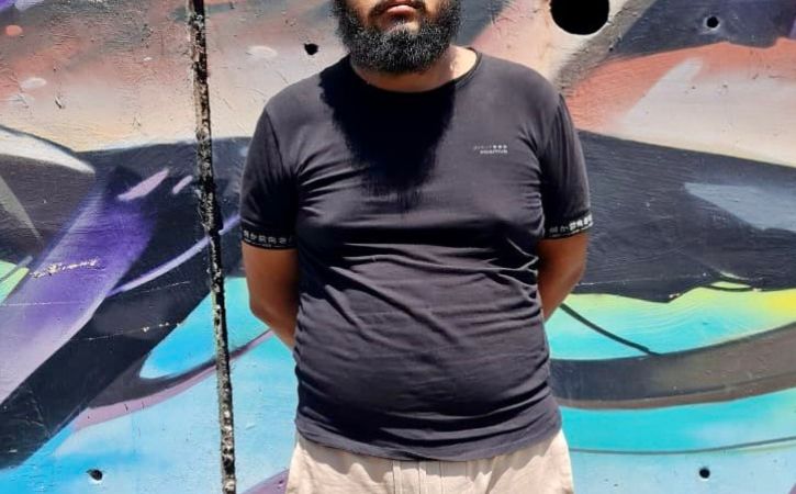 Por medio de una denuncia, autoridades de la Fuerza Armada capturaron aún hombre acusado de atropellar a un motociclista y darse a la fuga.