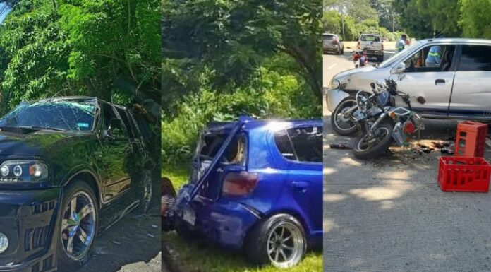 Te presentamos los accidentes de tránsito ocurridos en diferentes partes del país, hasta este instante, en el lunes 5 de agosto.