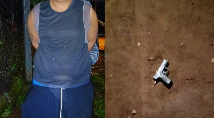 La Policía Nacional Civil (PNC) reportó la captura de un sujeto que presuntamente disparó al aire, en Usulután.