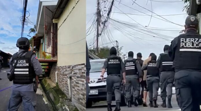 La Policía de Migración de Costa Rica (PPM), capturó a 19 personas vinculadas al tráfico ilegal de personas.