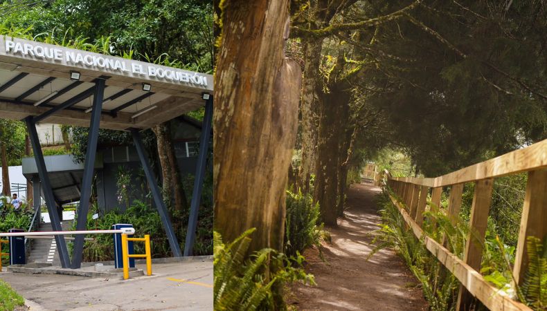 Las vacaciones no paran en el Parque Nacional El Boquerón, muchos salvadoreños que aún descansan han visitado el lugar natural este día.