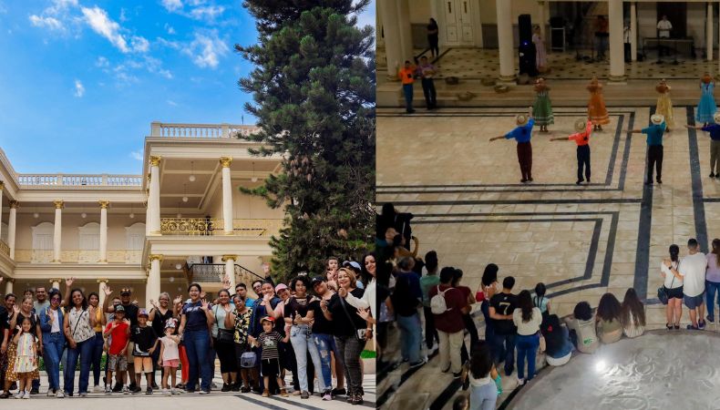 Las actividades que se han estado desarrollando en el Palacio Nacional atrajeron a miles de visitantes en las Fiestas Agostinas.