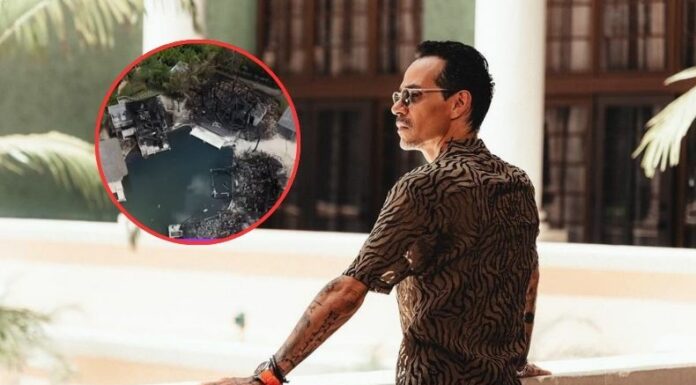 Así quedó la villa de Marc Anthony en República Dominicana, tras un voraz incendio que dejó en cenizas la propiedad.