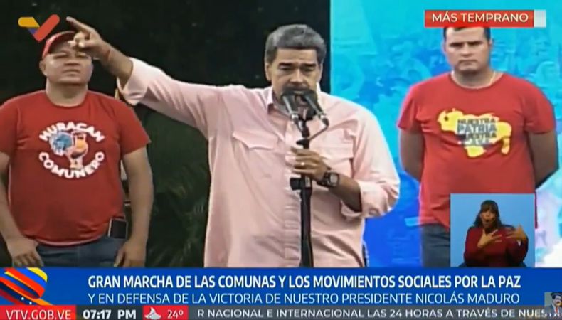 El presidente de Venezuela, Nicolás Maduro, anunció el bloqueo de la red social X, durante un periodo en el país.