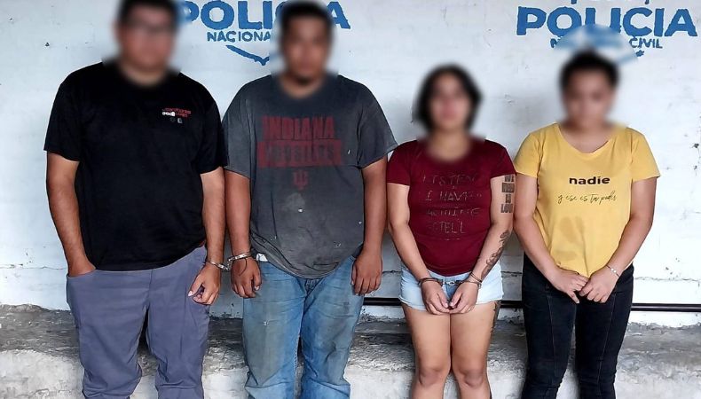 La Policía Nacional Civil (PNC), capturó a cuatro personas vinculadas al caso de homicidio en Metapán, que ocurrió el pasado 8 de agosto.
