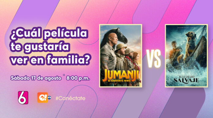 Dos grandes aventuras se preparan para ver quién sera la ganadora de esta semana en el versus. Jumanji y El Llamado Salvaje.