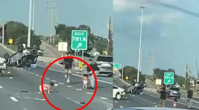 ¡De milagro! Sobreviven dos pequeños que salieron volando del carro en que viajaban. El accidente ocurrió en Houston Texas.