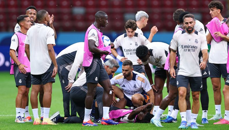 Una de las lesiones más difíciles de procesar es la de Camavinga de cara al siguiente partido del Real Madrid, por la Supercopa de Europa.