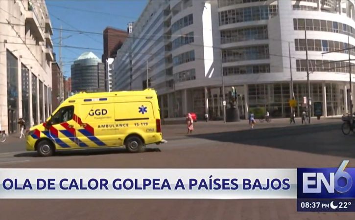 En Países Bajos se reportó una ola de calor sin precedentes, con temperaturas que han roto récords y han persistido por varios días.