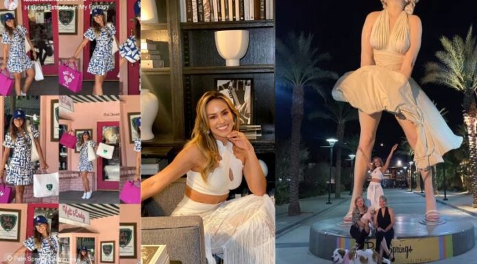 Luciana Sandoval puso una pausa a sus labores para disfrutar de unas merecidas vacaciones en el país Norteamericano.