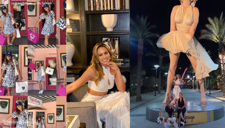 Luciana Sandoval puso una pausa a sus labores para disfrutar de unas merecidas vacaciones en el país Norteamericano.