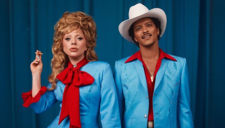 Lady Gaga y Bruno Mars Los reconocidos cantantes, Lady Gaga y Bruno Mars, unen fuerzas en la cultura pop, para crear una espectacular colaboración.