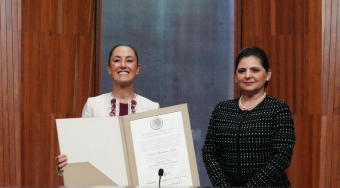 Claudia Sheinbaum recibió el documento oficial que la acredita como ganadora de las elecciones del pasado 2 de junio.