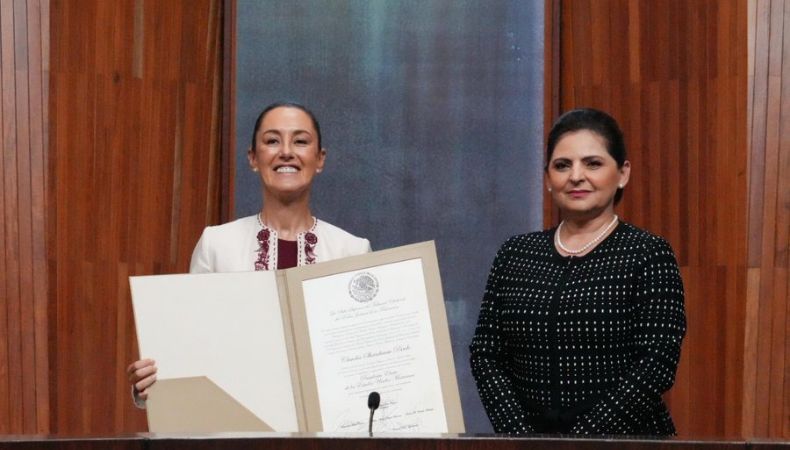 Claudia Sheinbaum recibió el documento oficial que la acredita como ganadora de las elecciones del pasado 2 de junio.
