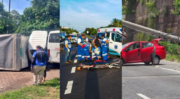 Te presentamos los accidentes de tránsito ocurridos en diferentes partes del país, hasta este instante, en el viernes 16 de agosto.