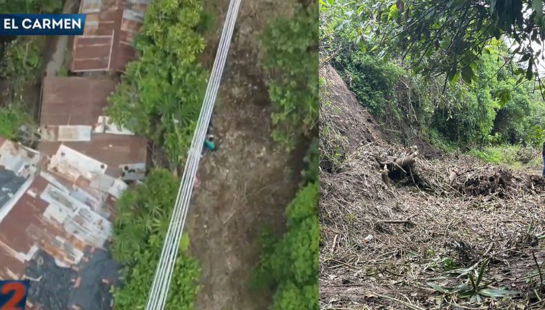 En el cantón El Carmen se ubica a calle alterna que conecta hacia el volcán de San Salvador, sus habitantes piden con urgencia su reparación.