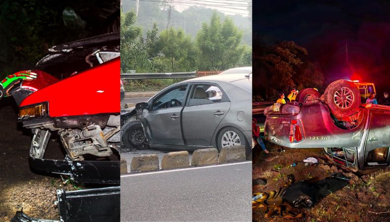 Te presentamos los accidentes de tránsito ocurridos en diferentes partes del país, hasta este instante, en el sábado 17 de agosto.