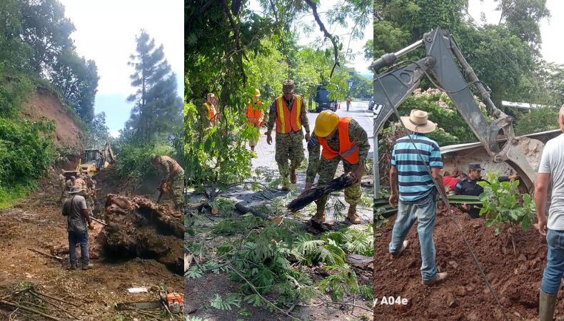 Las últimas lluvias en el territorio salvadoreño han provocado luto y dolor en dos familias. Así como derrumbes y árboles caídos.
