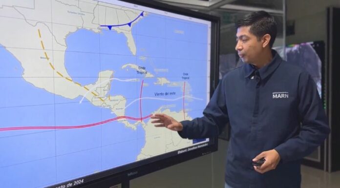Se pronostican lluvias y tormentas para horas de la tarde y noche en diferentes puntos del país, según el MARN.