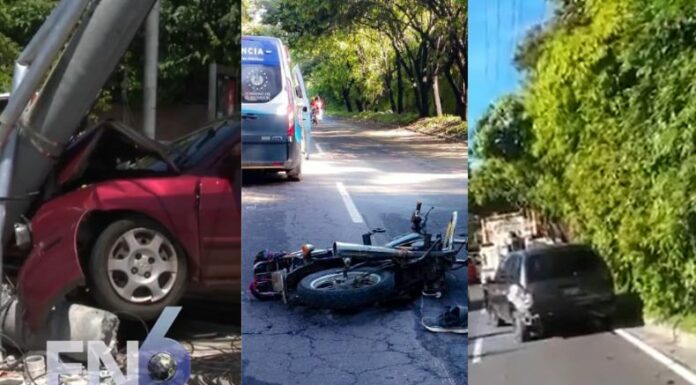 Estos son los accidentes de tránsito ocurridos en diferentes partes del país, hasta este instante, en el domingo 18 de agosto.