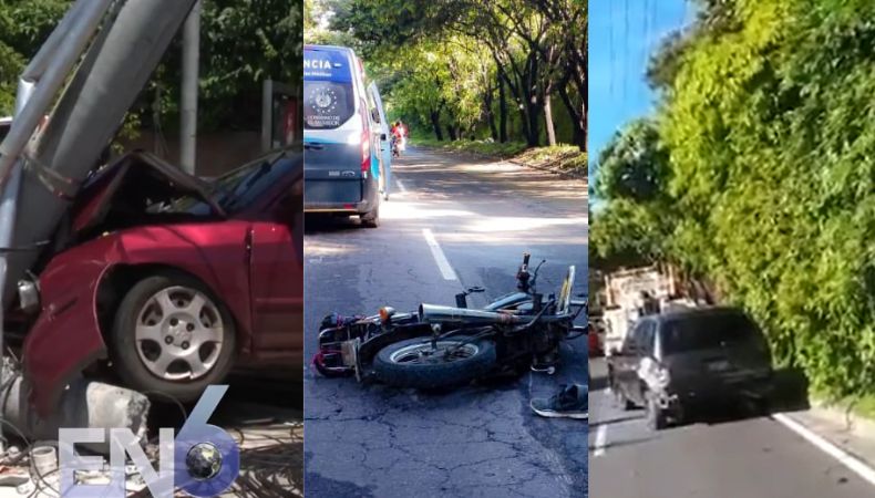 Estos son los accidentes de tránsito ocurridos en diferentes partes del país, hasta este instante, en el domingo 18 de agosto.