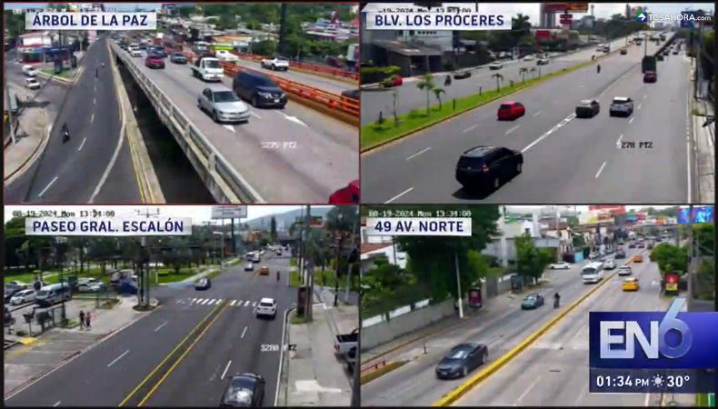 Desde muy temprano, le acompañamos para mostrarle el reporte del tráfico en las distintas arterias en este 18 de agosto.