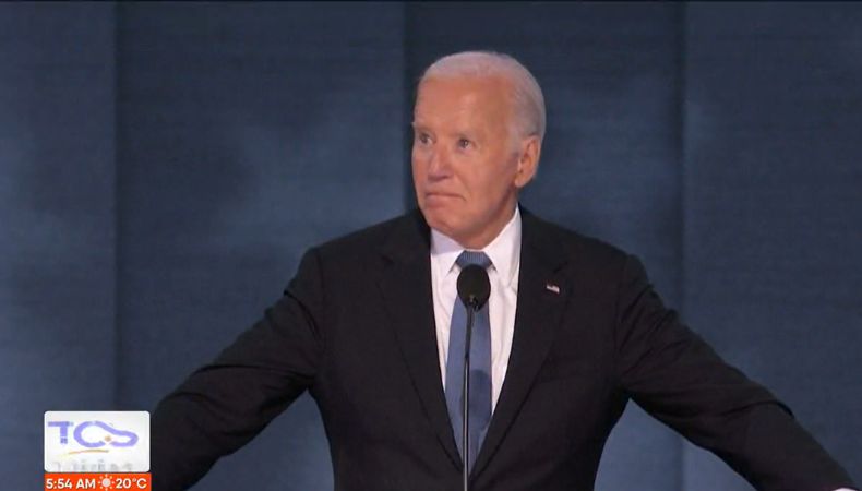 El presidente de EE UU, Joe Biden, consideró en su discurso que es clave derrotar a Donald Trump para defender su legado.