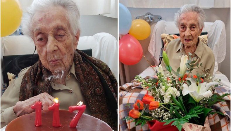 María Branyas, considerada la persona más longeva del mundo, falleció a loa 117 años, en Olot, Girona, España.