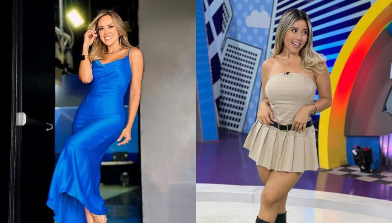 Luciana Sandoval y Mafer Salinas destacan por su belleza y talento en los medios de comunicación salvadoreños.