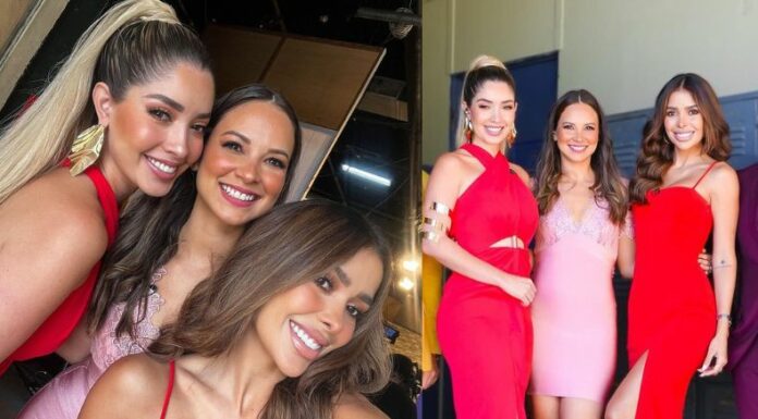 Las presentadoras de Viva la Mañana, Larissa, Ale y Ana, comparten espectacular fotografía en el set de la revista matutina.