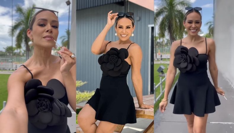 La presentadora de televisión, Luciana Sandoval, ama con locura estar siempre a la moda y elegante. ¡Así lo demuestra en este clip!