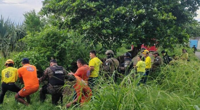 Varias instituciones trabajaron de la mano para lograr recuperar el cuerpo sin vida de una persona, de quien se desconoce su identidad.