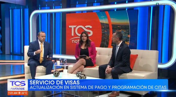 El cónsul general de la Embajada de Estados Unidos en El Salvador, Michael García, brindó detalles sobre los cambios en el sistema de pago de visas.