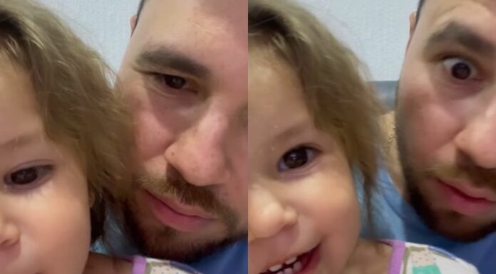 El presentador de televisión, Mario Sibrián compartió con todos sus seguidores un emotivo video al lado de su pequeña, Mishellita.