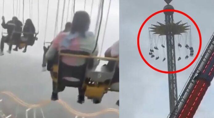 ¡Algo inesperado! Varias personas quedaron varadas en por varios minutos en las alturas todo ocurrió cuando disfrutaban en un juego mecánico.