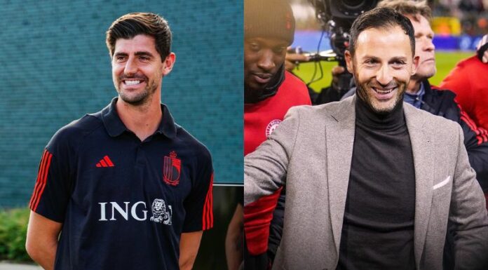 Courtois y Tadesco arrastran un conflicto desde junio de 2023, cuando el portero se molestó al no recibir el gafete.