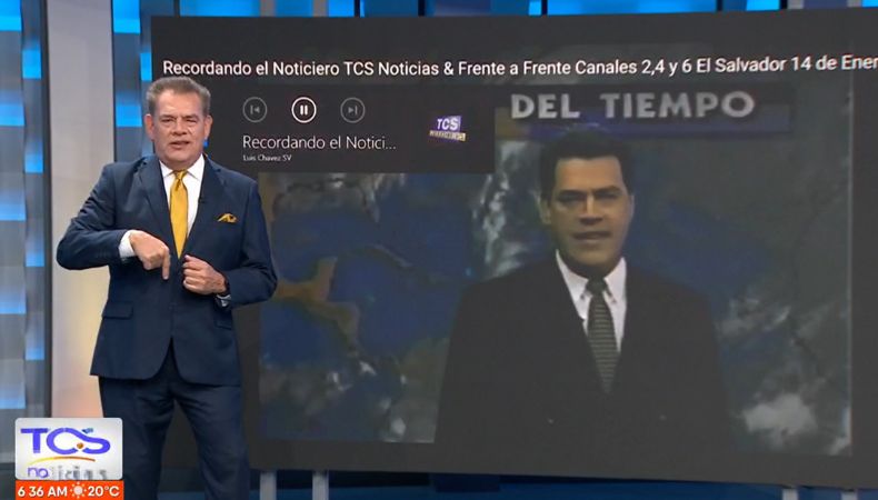 Moisés Urbina recordó su inicios de carrera como presentador en el espacio del clima en TCS Noticias en el año 1999.