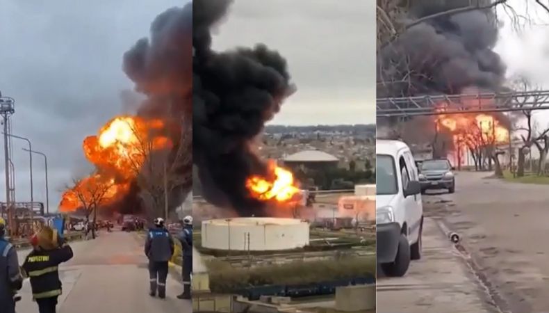 Equipos de emergencias lograron controlar un voraz incendio que se registró en una importante refinería petrolera de Argentina.