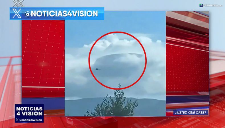 En redes sociales se difundió un inusual video que muestra un extraño objeto que parece esconderse entra las nubes en Washington, Estados Unidos.