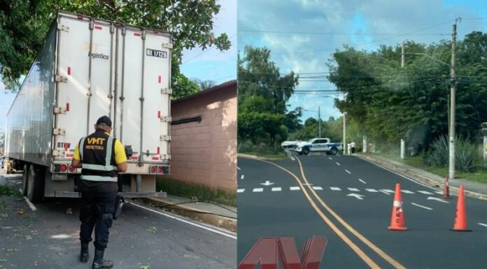 Por un accidente de tránsito se tiene paso restringido entre la avenida Bernal y la calle al Volcán. VMT verifica este suceso.