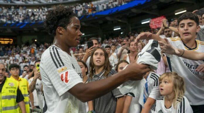 El brasileño aprovechó su debut al marcar un gol en la victoria del Real Madrid sobre el Valladolid.