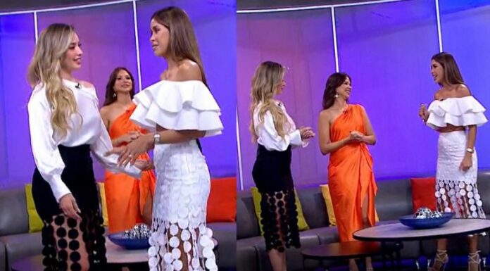Larissa y Alejandra sorprenden a los televidentes tras lucir atuendos parecidos, evidenciando una vez más su gusto por la moda.